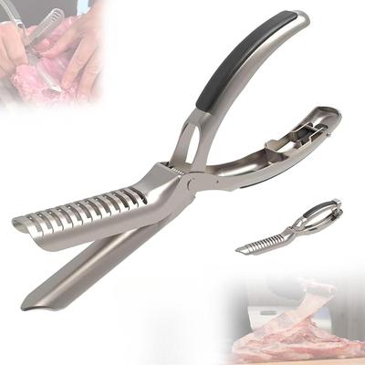 Rib Prep Pro Nástroj na odstraňování žeberní blány Průvodce Ořezávání Loupání Žeber Odstraňovač žeberní blány Grilovací nářadí BBQ Nástroj na přípravu žeber