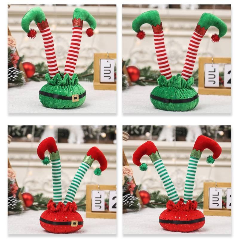 Elf Legs Large For Tree Decoration Christmas Santa Claus Friend Festivals Gift