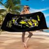 Fahrer durch Neonlicht sausend Strandtuch, Schnelltrocknend, Pflegeleicht, Geeignet für Fitness und Strandurlaub, Sport-Essential