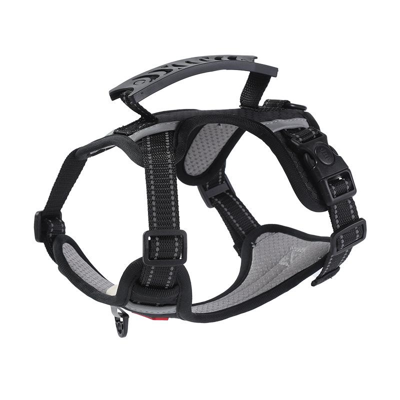 Dog Leash Explosion Proof Punch Vest Pet Chest Harness Corgi Shiba Inu Anti-Breakaway Outdoor Dog Walking Leash