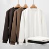 Men S Thick Fleece Lined Long Sleeve Sweatshirt Winter Warm Casual Top