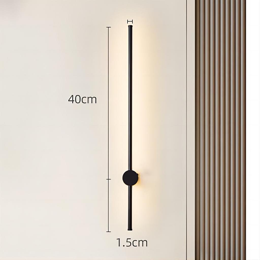 Neue minimalistische, kreative LED-Streifen-Wandleuchte für stilvolle, moderne Schlafzimmer- und Restaurantdekoration mit nordischem Touch