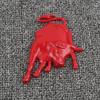 Universal Metal Stainless Animal Car Accessories Badge Fight Bull Fly Horse for Ferrari Lamborghini Emblem 3D Sticker Decoration AA11