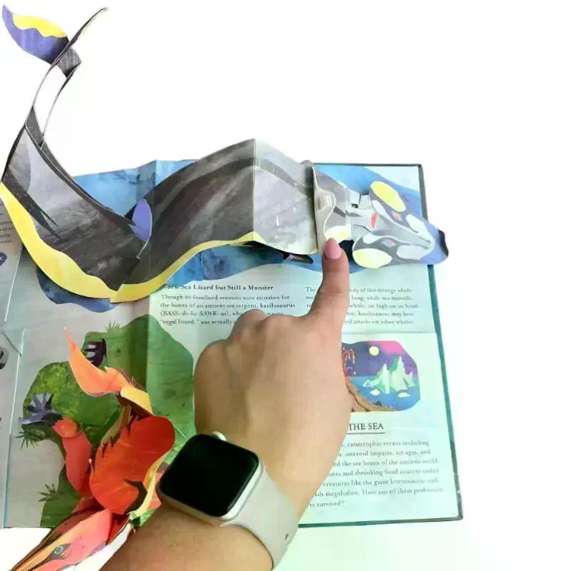 Sharks And Other Sea Monsterss Vivid Illustrations Interactive 3D Sharks Model Book Gift