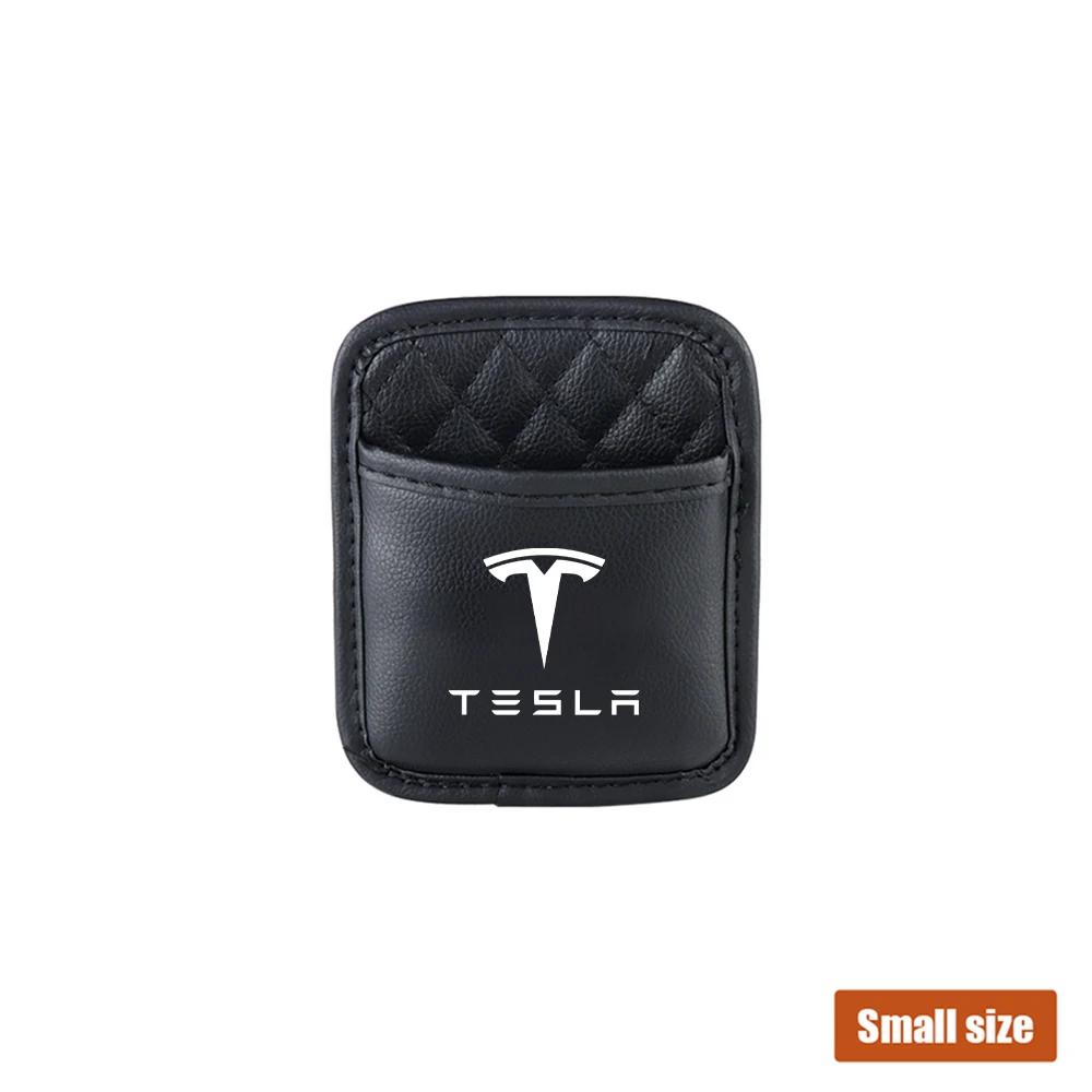 

Car Sticker Tesla Car Storage Bag Auto Seat Back Organization Pockets Tools Accessories For Tesla Model 3 Model S Model X Coil M