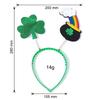 Patricks St Day Green Clover Hair Band Elf Hat Clothing Accessories Department