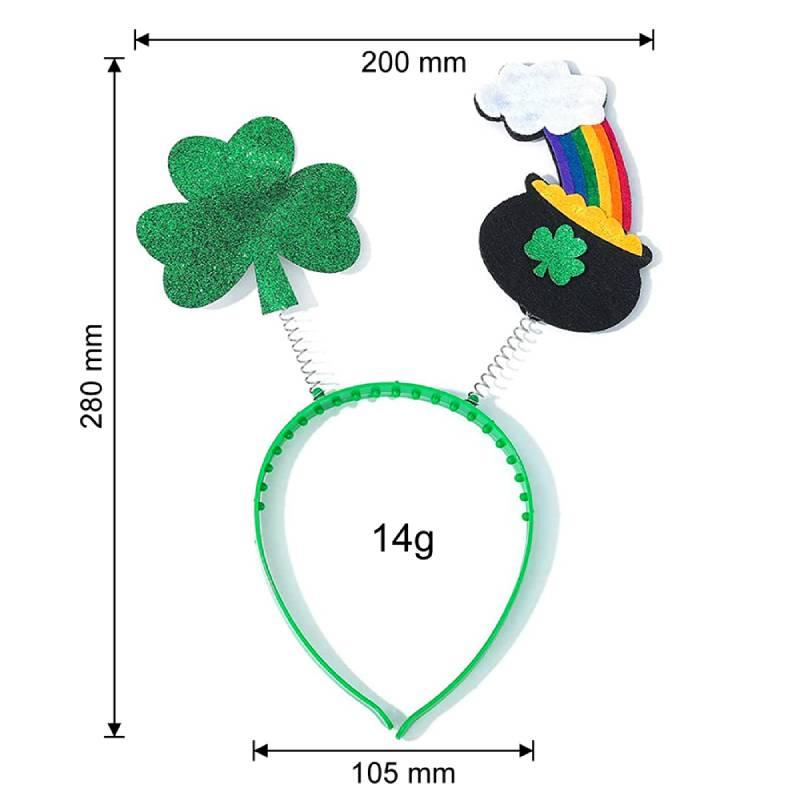 Patricks St Day Green Clover Hair Band Elf Hat Clothing Accessories Department