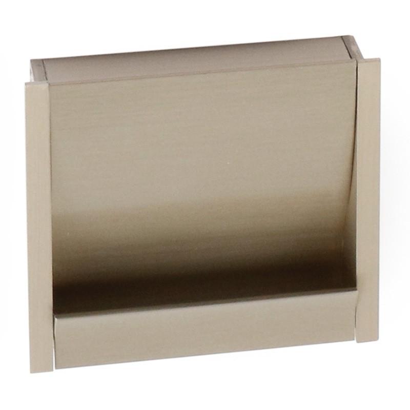 SYSTEM RIMSED HANDLE 80X80 C32 NICKEL CEP BOTTOM 15mm.