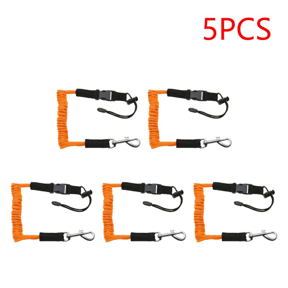 Smycz do wiosła kajakowego Linka zapobiegająca zgubieniu Regulowany uchwyt na wędkę zabezpieczający Linka Szybkie zwalnianie Surfing Spiralna linka do kajakarstwa kanadyjkowego