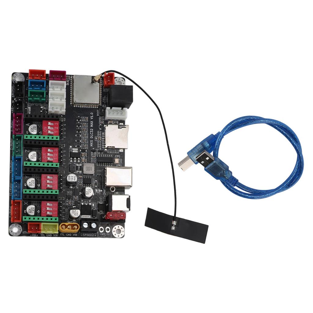 CNC 4 Achsen Controller Board Graviermaschine Hauptplatine 32 Bit Erweiterungskarte DC12 24V 10A