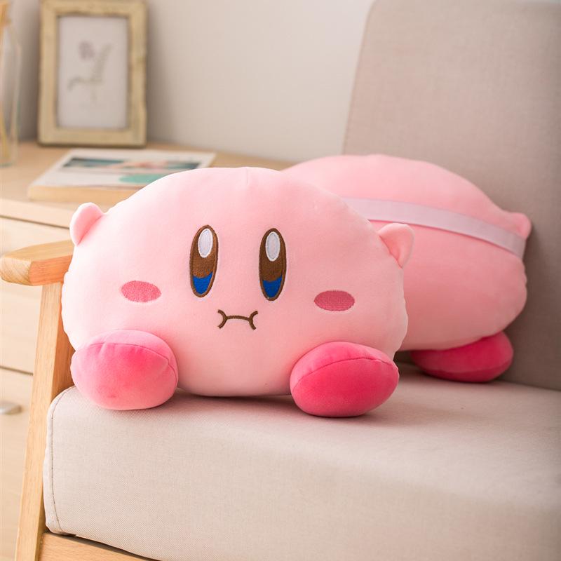 Kirby Cartoon Car Headrest Neck Support Pillow