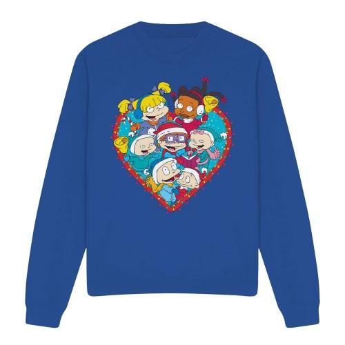 Rugrats Unisex Adult Tommy Chucky & Angelica Photograph Christmas Sweatshirt
