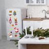 Weihnachtsmann Kühlschrankmagnet Garagentor Magnet Dekorationen Festliches Weihnachts-Kühlschrankmagnet-Set mit Weihnachtsmann für die Küche