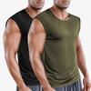 European and American men's sports fitness quick-drying vest summer vest sleeveless bottoming shirt loose type