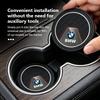 GFOU9 Car Interior Cup Holder Pad 2Pcs Auto Drink Coaster Anti-Slip Mat For BMW Performance X1 M3 M6 F01 F02 E34 E36 E60 F10 F20 X6