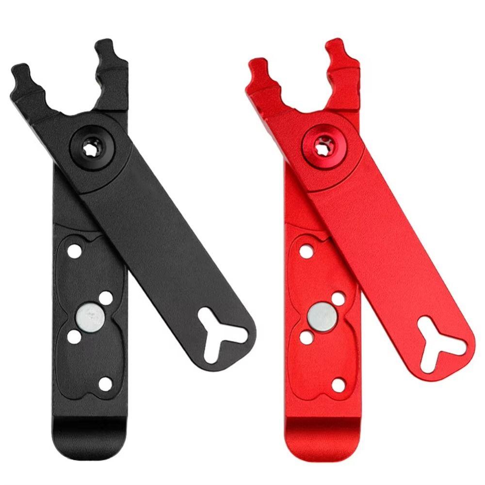 

5 in 1 Bike Repair Tools Aluminum Zinc Zinc Alloy Chain Pin Splitter Chain Link Pliers Bicycle Accessories красный