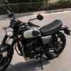 Worn Motorcycle Seat Cushion Replacement with Patterned Quilted Detail and Stitched Perimeter for X160 X260 Custom Bike Restoration