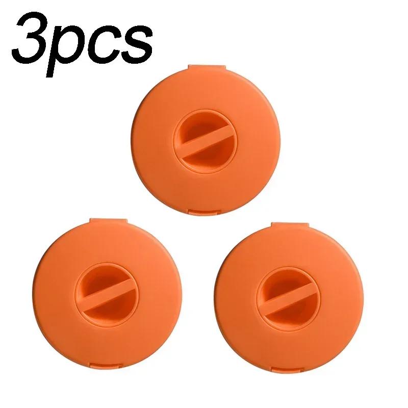3-1pcs Portable Charger Cord Holder Round Storage Cable Winder Retractable Cable Management Flexible USB Wire Cord Reel