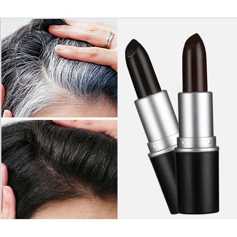 Temporary Hair Dye Instant Gray Root Coverage Hair Color Modify Cream Stick