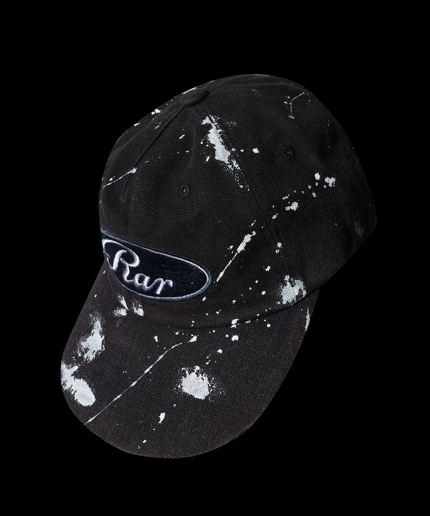 RAR Rar Painted Oval Logo 5-Panel Cap_Black
