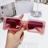 Rectangle Frame Sunglasses Women's Stylish Jelly Color Sun Eyeglasses Summer Y2k Travel Eyewear UV400    Latest