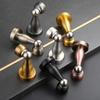 New Stainless Steel Magnetic Door Stopper Sticker Toilet Glass Hidden Door Holders Catch Floor Doorstop Door Hardware
