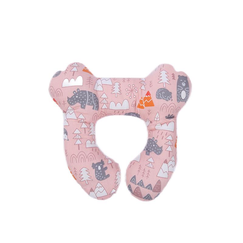 Baby Head & Neck Support Pillow - Anti-Flat Head Protection for Strollers & Car Seats