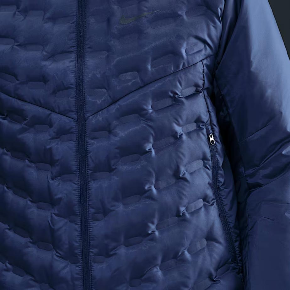 Nike Therma Fit Adv Aeroloft Fitted Stand Collar Solid Color Long Sleeve Down Jacket Men Jackets FB7557-492