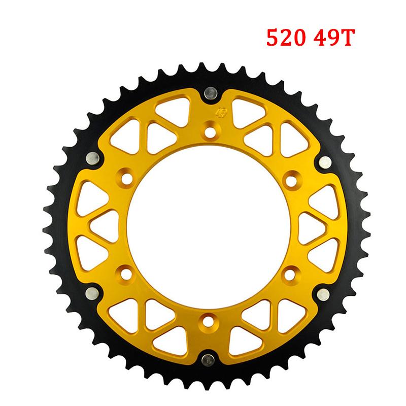 AHL Motorcycle 45T 46T 47T 48T 49T 51T 52T Rear Sprocket For SUZUKI RM125 RM250 DR250 DRZ250 DR-Z250 DR350 RMZ250 RM-Z250 RMX250