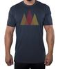 Triangle Tree Line Outdoor T-Shirt Men's Graphic Shirts, Nature Shirts