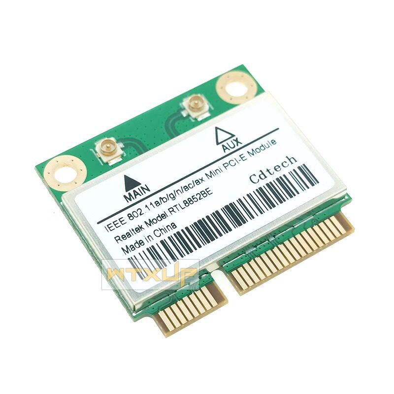 RTL8852BE Dual-Band AX1800 WiFi 6 Network Card with Bluetooth 5.2 (MINI PCIe)