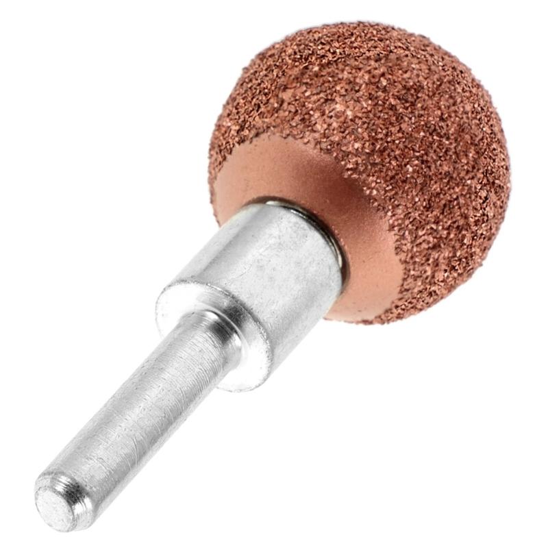 Small Abrasive Grinding Head 25mm Car Tire Repair Tools Metal for Grinding Head Coarse Auto Bike Tire Polishing Tool