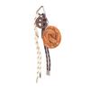 Fun Cartoon Bread Plush Keychain Y2K Trendy Braided Rope Lanyard Keyring Car Key Holder Bag Pendant Backpack Hanging Decoration