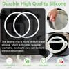Comprehensive Pressure Cooker Accessory Set Dishwasher Safe Part for 5/6QT Featuring Anti Blockage Sealing Rings