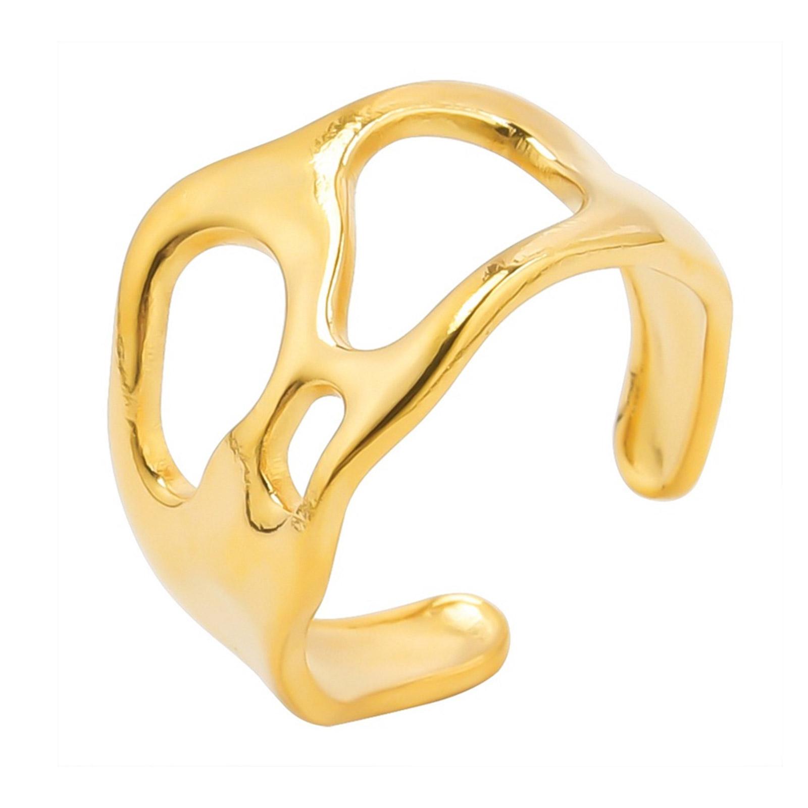 

Stylish Unusual Rings Fashion Rings Irregular Opening Rings Alloy Texture Suitable for Fashion Enthusiasts Present