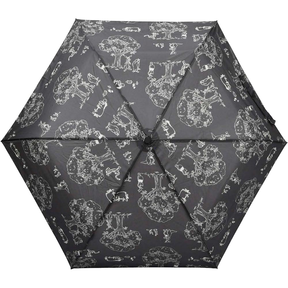 Skater Disney Winnie the Pooh Lightweight Folding Umbrella 50cm