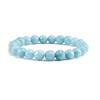 Bracciale in Pietra da 8mm Pietra Vulcanica Pietra Occhio di Tigre Cristallo Rosa Bracciale Elastico