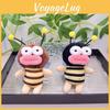 Delightful Super Soft Bumblebee Keychain Cute Cartoon Plush Perfect For Girls Young