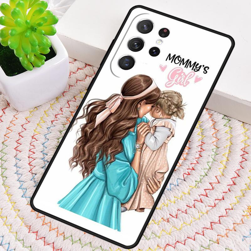 Baby Mom MUM MOTHER Girl Queen Phone Case for Samsung Galaxy Note 10 Pro S26 Ultra S23 S24 FE S25 S21 S22 PLUS Shockproof Cove