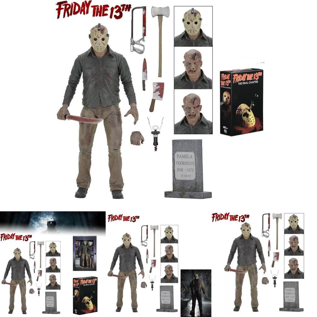 Black Friday Horror Street Freddy Jason Action Figure Model Toy