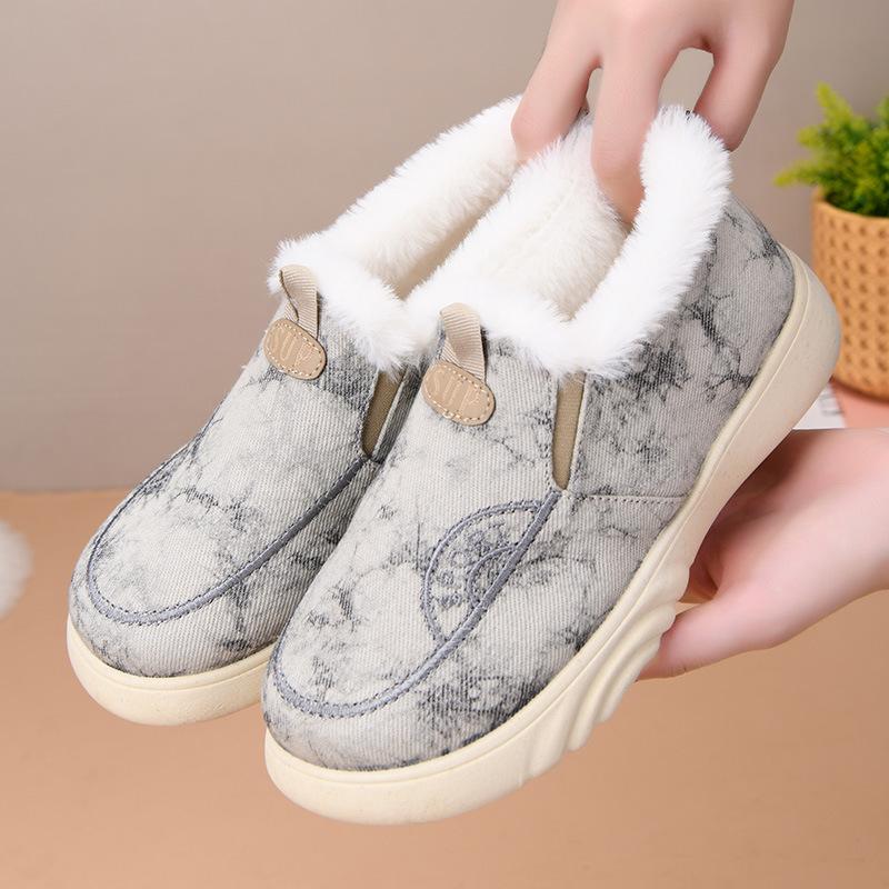 Bavlněné boty Dámské zimní boty