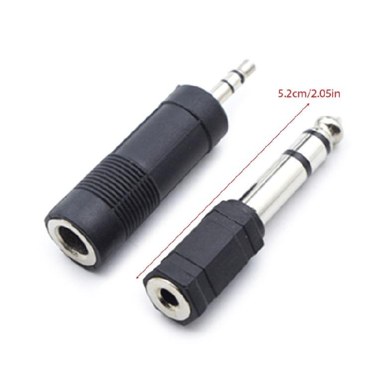 1/4inch Female to 1/8inch Male or 1/8in Male to 1/4in Female Stereo Adapter Sound Jacks Plug for Guitar Digital Piano