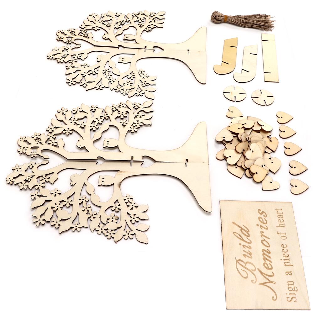 Wooden Ing Tree Crafts Hand Made Unique Lightweight Handicraft Decoration for Wedding Anniversaries