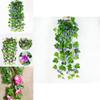 Charming Lifelike Silk Morning Glory Vine Perfect For Year-round Home Wall Decoration