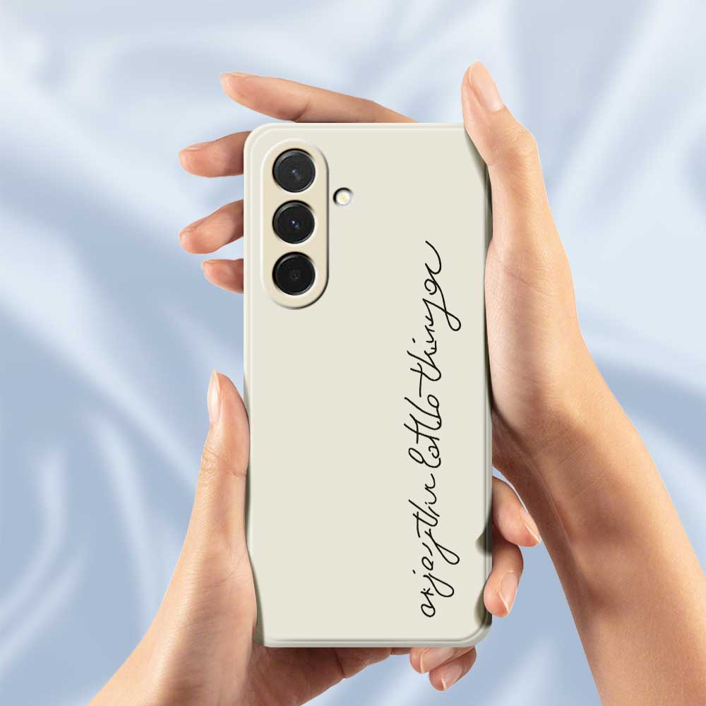 For Samsung Galaxy A36 5G Case WordArt Pattern Printing Straight Edge TPU Phone Back Cover