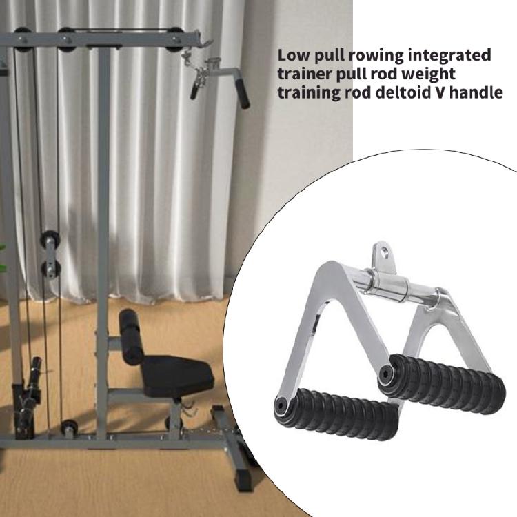 Cable Machine Strength Training Pull Down Bar for Weight Workout D Handle Gym Handle Grip, Cable Machine Attachments