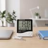 Hanging Desktop Table Clocks LCD Display Dual Temp Digital Humidity Monitor  Indoor Outdoor
