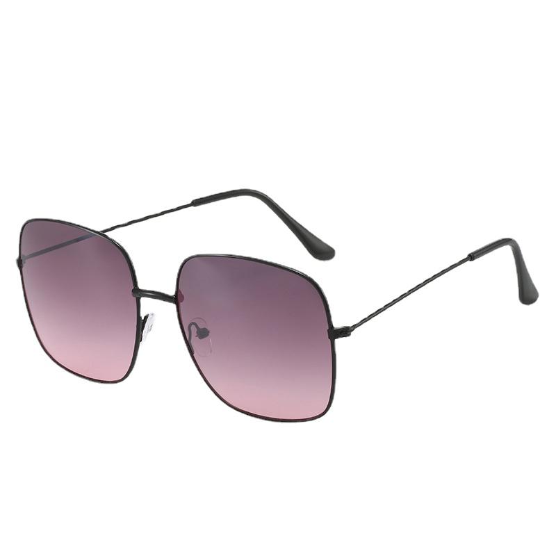 New Women'S Metal Ocean Sheet Sunglasses Women Shading Gradient Sun Glasses Fashion Men'S Driving Eyewear Uv400