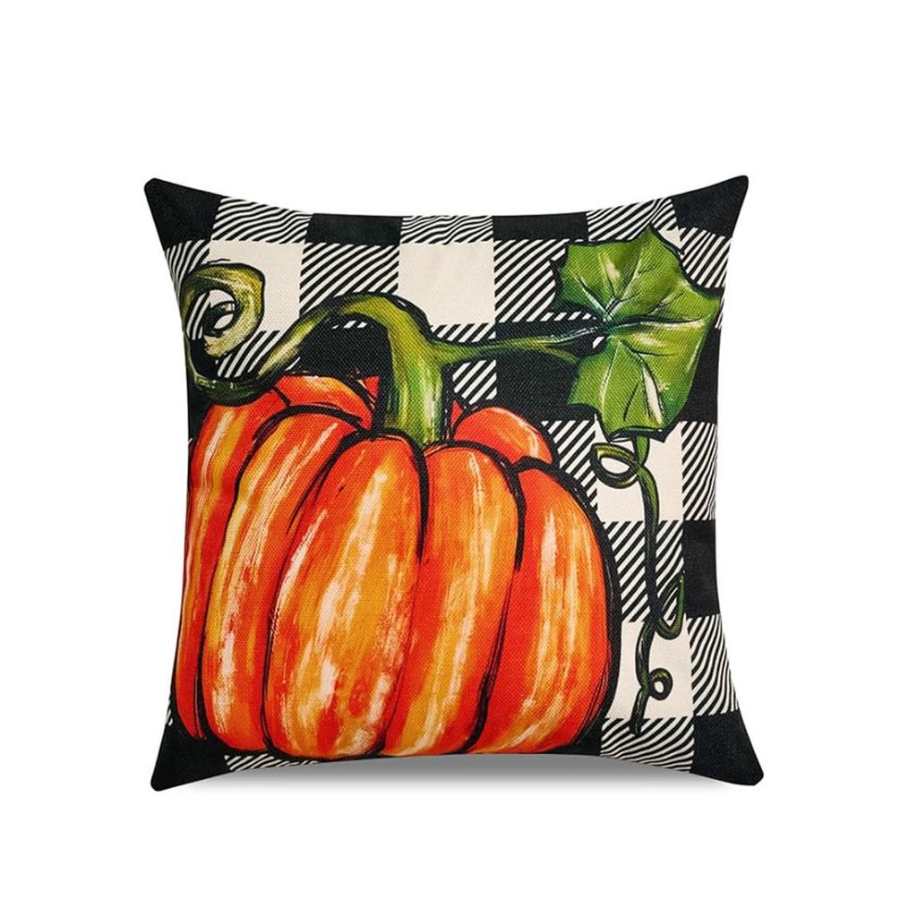 Halloween Pumpkin Skeleton Pillow Festival Home Party Decoration Living Room Sofa Cushion Bedroom Bedside Pillow Cover