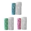 Flowers Pillar Candle Molds Casting Molds Flower Cylinder Silicone Mould Ornament Molds Plasters Molds Epoxy Resin Molds